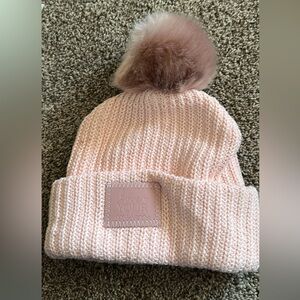 Pink Love Your Melon Knit Pom-Pom Beanie Women’s